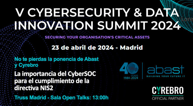 portada_evento_V_Cybersecurity_&_Data_Innovation_Summit_2024_v2